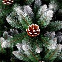 Künstlicher extra dicker realistischer Weihnachtsbaum 240cm mit Schnee Oulu Sales