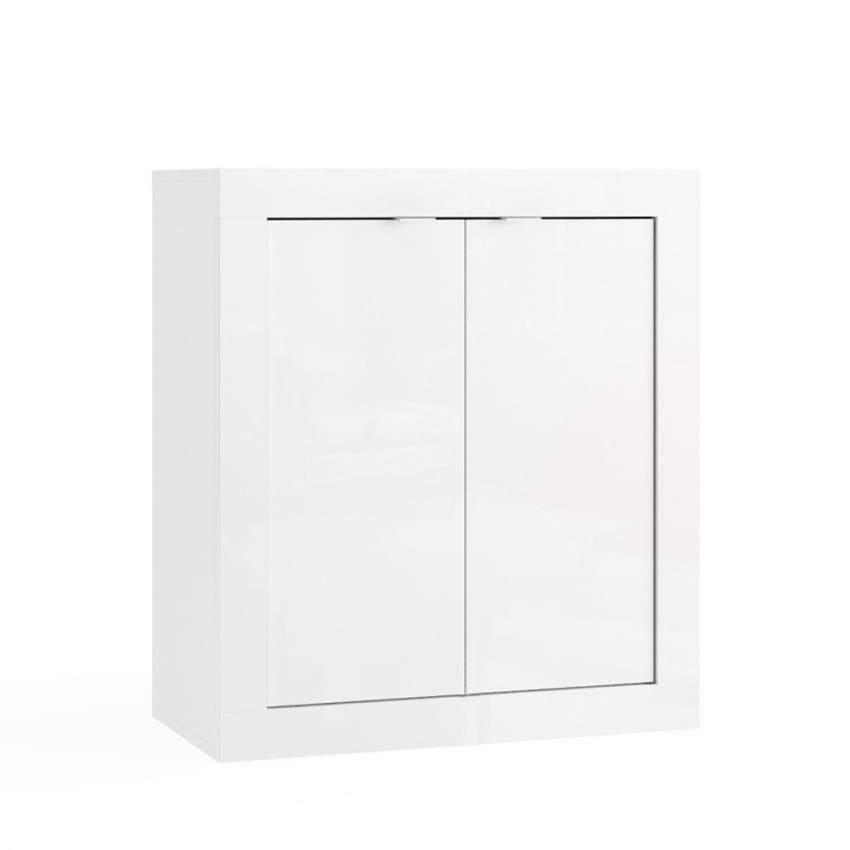 Willy Badezimmerschrank 2-türig, weiß glänzend, 70x35x78 cm Aktion Willy Badezimmerschrank 2-türig, weiß glänzend, 70x35x78 cm Aktion