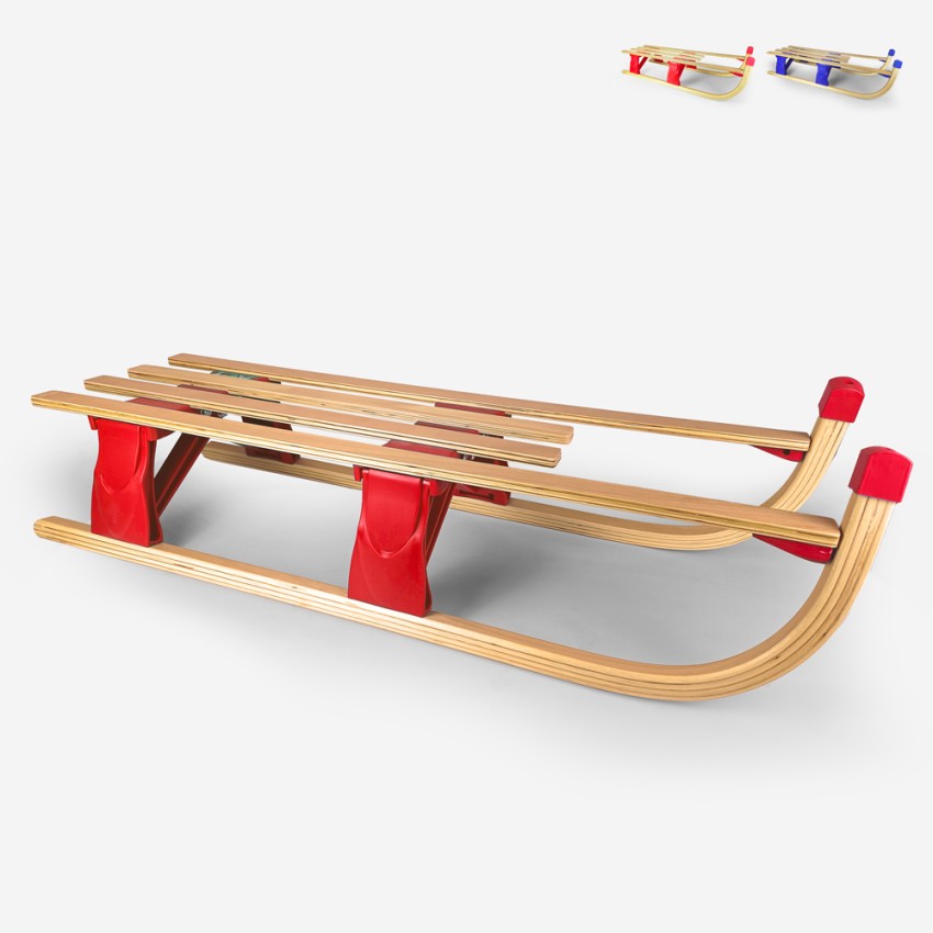 Schlitten 2 Sitzer für Kinder aus Holz faltbar Schnee Rudy Verkauf Schlitten 2 Sitzer für Kinder aus Holz faltbar Schnee Rudy Verkauf