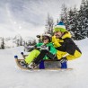 Schlitten 2 Sitzer für Kinder aus Holz faltbar Schnee Rudy Angebot