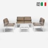 Set Gartenmöbel Sitzgruppe Sofa mit Tisch 2 Sessel Portofino Grand Soleil Modell