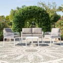 Set Gartenmöbel Sitzgruppe Sofa mit Tisch 2 Sessel Portofino Grand Soleil Rabatte