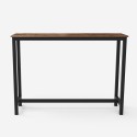 set hoher tisch 140x40 2 hocker mit rückenlehne industriell bar küche ludlow Auswahl
