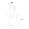 Designklassischer Stuhl für Restaurant, Außenbereich, Hochzeiten und Zeremonien Divina 