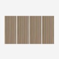 4 x dekorative Akustikpaneele 120x60cm Nussbaum Tabb-W Aktion