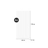 4 x dekorative Akustikpaneele 120x60cm Nussbaum Tabb-W Lagerbestand