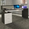 Büroschreibtisch 160x60x90cm, 3 Schubladen mit Aufsatz, New Selina S Plus Sales