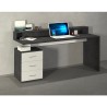 Büroschreibtisch 160x60x90cm, 3 Schubladen mit Aufsatz, New Selina S Plus Kosten