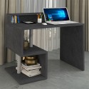 Platzsparender Schreibtisch für Zuhause und Büro 100x50x92,5cm mit Aufsatz Esse 2 Plus 