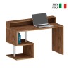 Moderner eleganter Büroschreibtisch mit Aufsatz 140x60x92,5cm Esse 2 Plus Auswahl