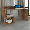 Moderner eleganter Büroschreibtisch mit Aufsatz 140x60x92,5cm Esse 2 Plus 