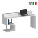 Büro Schreibtisch modernes Design 180x60x92,5cm mit Aufsatz Esse 2 Plus Katalog