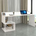 Büro Schreibtisch modernes Design 180x60x92,5cm mit Aufsatz Esse 2 Plus Modell