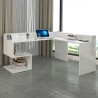 Moderne Eckschreibtisch für Zuhause und Büro mit Aufsatz Esse 2 A Plus Katalog