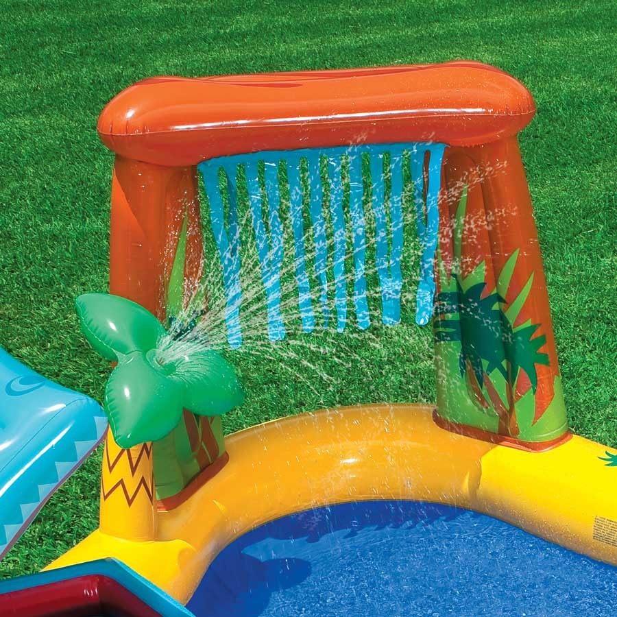 Intex 57444 Play Center Dinosaur Aufblasbarer Kinderpool Intex 57444 Play Center Dinosaur Aufblasbarer Kinderpool