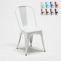 20er set Lix stühle industrieller stil aus metall- und stahl für küche und bar steel one 20 stück Lagerbestand