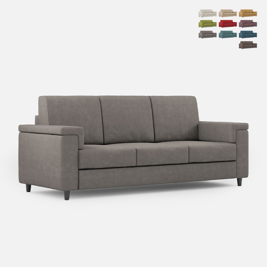 3-Sitzer-Sofa mit Stoffbezug 208 cm modernem Stil Wohnzimmer Marrak 180 Aktion 3-Sitzer-Sofa mit Stoffbezug 208 cm modernem Stil Wohnzimmer Marrak 180 Aktion