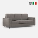 3-Sitzer-Sofa mit Stoffbezug 208 cm modernem Stil Wohnzimmer Marrak 180 