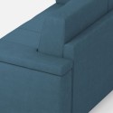 Moderner Ecksofa 5-Sitzer aus Stoff 226x226cm Marrak 12AG 