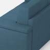Moderner Ecksofa 5-Sitzer aus Stoff 226x226cm Marrak 12AG 