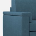 Moderner Ecksofa 5-Sitzer aus Stoff 226x226cm Marrak 12AG 