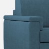 Moderner Ecksofa 5-Sitzer aus Stoff 226x226cm Marrak 12AG 