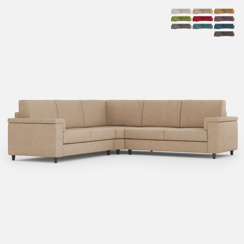 Ecksofa aus Stoff, 5-Sitzer, 246x246cm, moderner Stil, Marrak 14AG Aktion Ecksofa aus Stoff, 5-Sitzer, 246x246cm, moderner Stil, Marrak 14AG Aktion