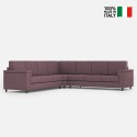 Großes Ecksofa 7-Sitzer aus Stoff 286x286 cm Marrak 18AG 