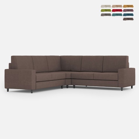 Moderner Ecksofa 5-Sitzer 246x246cm aus Stoff Sakar 14AG Aktion