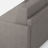 Großes Ecksofa aus Stoff, 7-Sitzer, 281x281 cm, Karay 218AG 