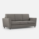 Elegantes modernes 3-Sitzer-Sofa aus Stoff 212cm Yasel 180 