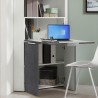 Platzsparender Eck-Schreibtisch klappbar 90x56cm Layla II Aktion