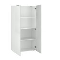 Moderne Büroschrank Wohnzimmer 2 Türen Weiß Hochglanz 70x35x140 Birse Sales