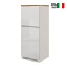 Einbau-Kühlschrankverkleidung mit 2 Türen, Küchenschrank 60x60x164,5h Halser Preis