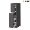 Apothekerschrank mit 2 Gewürzschubladen für moderne Küche 30x60x164,5 Trym Angebot