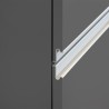 Apothekerschrank mit 2 Gewürzschubladen für moderne Küche 30x60x164,5 Trym 