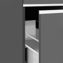 Apothekerschrank mit 2 Gewürzschubladen für moderne Küche 30x60x164,5 Trym 