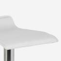 Clayton Moderner minimalistischer drehbarer Design-Hocker aus verchromtem Metall  Kauf