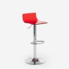 Juneau transparenter drehbarer Hocker modernes Design Metall Bar Küche  Modell