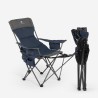 Klappbarer Campingstuhl mit verstellbarer Rückenlehne und Fußstütze Trivor Sales