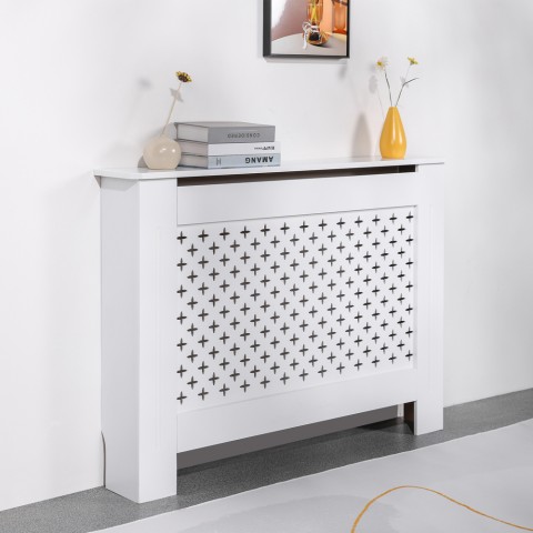 Heizkörperverkleidung, Abdeckung 112x19x81,5h, klassischer Stil Fencer L Aktion