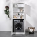 Säule-Waschmaschine-Trocknerabdeckung -Verkleidung mit Schranktüren Lario Angebot