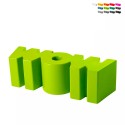 Bank Modernes Design Slide Interieur und Garten Wow Modell