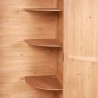 Gartenhaus Holzschrank Werkzeugschuppen mit 3 Regalen Scoter Katalog