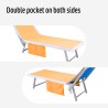 Strandtuch Mikrofaser Handtuch 2 Taschen Sales