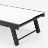 Vorrat 4 Garten Liegestühle Aluminium Pool Räder Rimini 