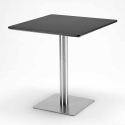 Rechteckig Bartisch 70x70 Zentraler Fuß für Bars Restaurants Hotels Horeca 