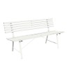 3-Sitzer klassische Eisen Gartenbank 150x57x76cm Iven Eigenschaften