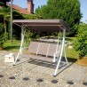3-sitzige Gartenschaukel mit verstellbarem Sonnendach Ibis Sales