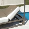 Überdachung Sonnenliege für Außen Garten Schwimmbad 195x195cm Cabana Sales